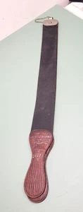 VINTAGE TOM RAY CUTLERY CO. NY MO ADVERTISING STROP STRAP RAZOR KNIFE SHARPENER - Picture 1 of 6