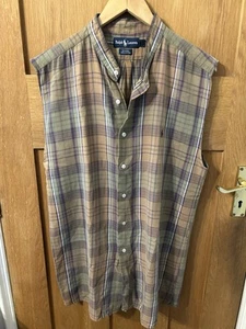 Polo Ralph Lauren Men’s Shirt - Blue Size Large, Custom Fit - Picture 1 of 6