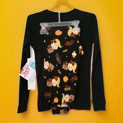 Novo com etiquetas Nickelodeon JOJO SIWA pijama de Halloween meninas tamanho 10 ajuste confortável 100% algodão  - Imagem 1 de 4