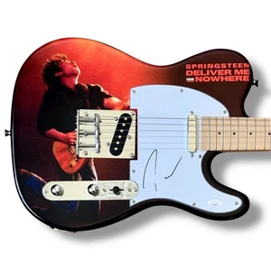 Jeremy Allen White Signed Guitar Custom JSA COA Bruce Springsteen Deliver Me - Picture 1 of 3