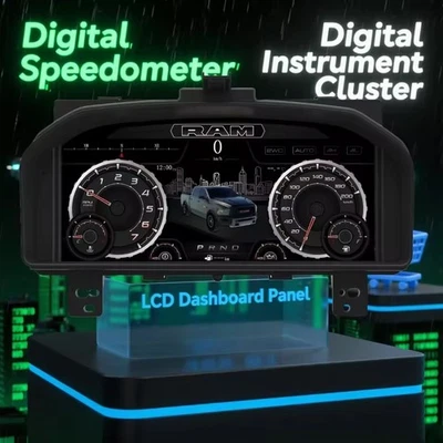 For Dodge Ram 1500 2500 3500 2008-2012 LCD Digital cluster Dashboard Instrument - Imagem 1 de 4