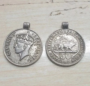 East African coins pendants King George VI - Picture 1 of 1
