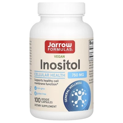 Vegan Inositol, 750 mg, 100 Veggie Capsules - Image 1 of 2