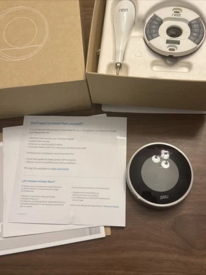 Termostato Programable Nest Learning - Modelo 01A Programable - En Caja - USADO Foto 1 de 3