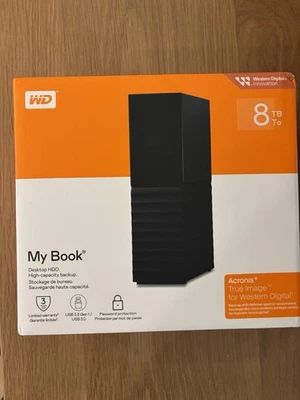 NEW WD My Book 8TB Desktop HDD High Capacity Backup - Image 1 of 3