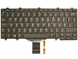Dell Latitude E7250 UK ISO Keyboard 0D2C6M PK1313O3B12 - Picture 1 of 2