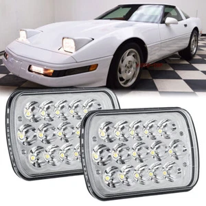 2pc 5x7'' 7x6'' LED Headlights Fit Chevy Corvette C4 1984-1996 Chevy C1500 C2500 - Picture 1 of 10