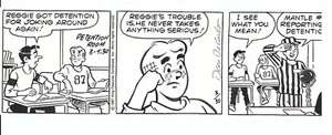 Dan DeCarlo original Archie Daily comic strip 1987 signed in Fine - Picture 1 of 1