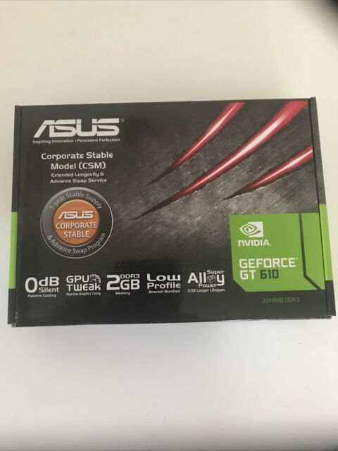 GT740-2GD3-CSM Asus GeForce GT 740 Graphic Card 2GB DDR3 SDRAM PCI Express  3.0