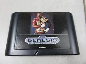 Evander Holyfield's "Real Deal" Boxing (Sega Genesis) Retro Video Game - Tested - Picture 1 of 4