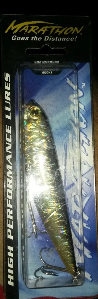 SEÑUELO DE AGUA SALADA MARATHON PREMIUM CON GANCHOS PARA MOSTATA Foto 1 de 4