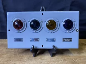 GM Electro-Motive Division Railroad Diesel Locomotive Warning Lights Panel NOS - Picture 1 of 17