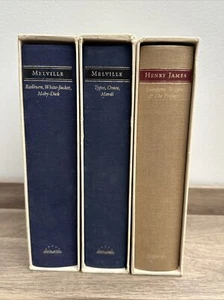 3 Library of America HERMAN MELVILLE Typee, Omoo, Mardi Money Dock Henry James - Picture 1 of 2