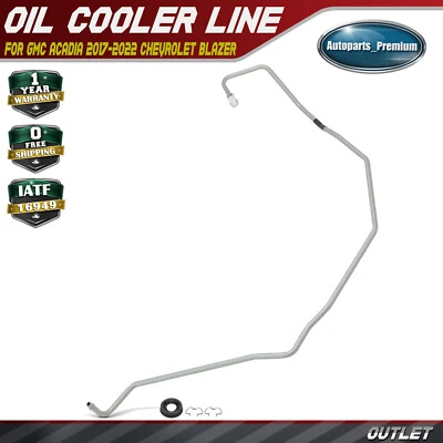 Automatic Transmission Oil Cooler Hose for GMC Acadia 2017-2022 Chevrolet Blazer - Image 1 of 4