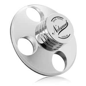 Douk Audio STB-01 LP Vinyl Turntable Metal Disc Stabilizer Record Weight Silver - Picture 1 of 11