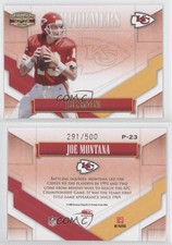 2008 Donruss Gridiron Gear Performers /500 Joe Montana #P-23 HOF