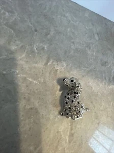 Swarovski crystal brooch pin Dalmatian 1.5” Tall - Picture 1 of 4