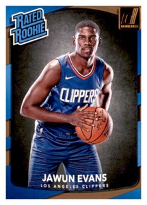 2017-18 Donruss Rated Rookie Jawun Evans Clippers #162 NBA RC PWE