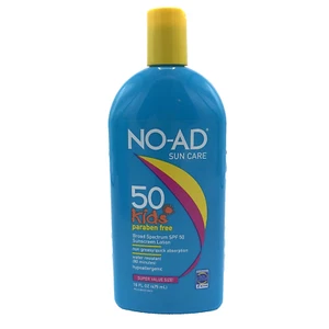 NO AD Sunscreen KIDS 50 Value Size 16 Fl Oz SPF 50 No-Ad Discontinued Original - Picture 1 of 7