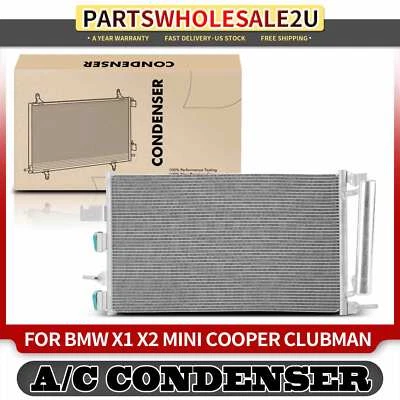 Condensador de CA con receptor secador con soporte para BMW X1 X2 Mini Cooper Countryman Foto 1 de 4