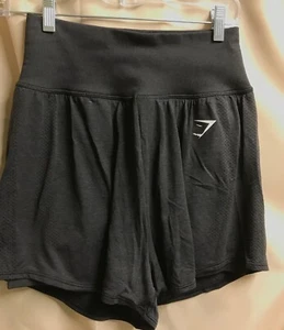 Gymshark Black Shorts Women's Sz M NEW - Picture 1 of 4