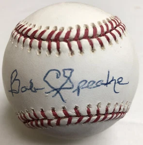 Bob Speake Firmado Oficial MLB Béisbol AUTO Cachorros GIGANTES RASGADO - Imagen 1 de 4