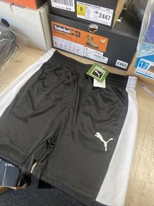Puma Boys’ Core Essential Athletic Shorts Black Large - Picture 1 of 6