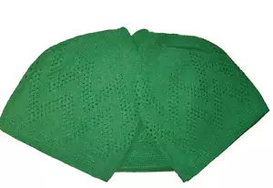 Lot 10x1 Green Turkish Quality Kufi/TOPI/Skull Cap/NAMAZ TOPI/Salah/ TOPI/Muslim - Picture 1 of 2