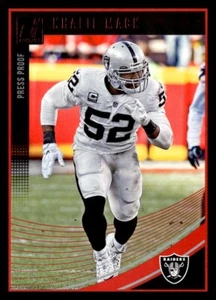 2018 Donruss Press Proof Red #221 Khalil Mack - Picture 1 of 2