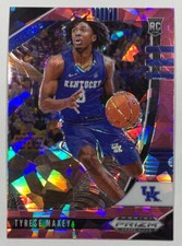 2020 Panini Prizm Draft Picks 54 RC Tyrese Maxey PINK ICE Prizm