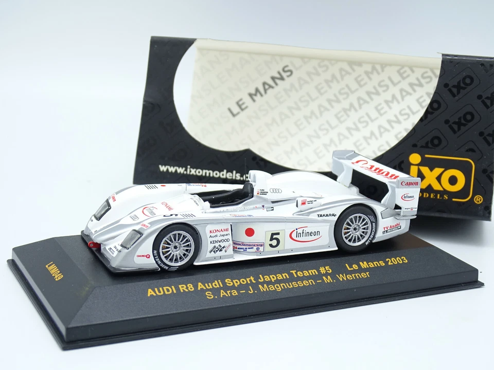 Ixo 1/43 - Audi R8 Audi Sport Giappone N°5 Le Mans 2003 - Immagine 1 di 1