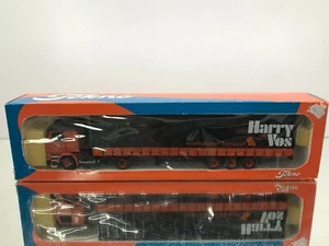 TEKNO HOLLAND 2418 SCANIA 143M 450 HARRY VOS CURTAINSIDE -1:50- GOOD IN BOX - Picture 1 of 10
