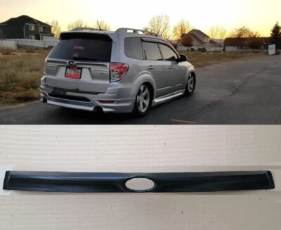 para Subaru Forester SH puerta trasera alerón medio cubierta de plástico jdm 2009-2012 Foto 1 de 4