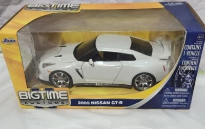 Nissan GT-R 2009 1:24 Diecast Model Car Jada Bigtime Customs NUEVO Foto 1 de 4