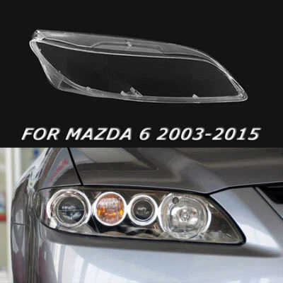 Cubierta de faro transparente derecha para Mazda 6 M6 2003-2015 Foto 1 de 3