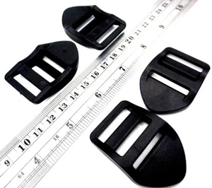 Leiterschloss Schnalle passt 1" 25 mm breit Gurtband Gurt für Packs Westen Schlinge LANGLEBIG - Bild 1 von 12