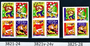 Music Makers Complete Set of 12 3 Blocks of 4 in Scott Order MNH Sc 3821 to 3828 - Picture 1 of 2