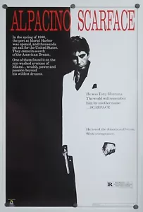 Scarface - movie poster 24x36 - REPRINT - Al Pacino - Picture 1 of 1