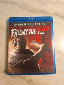 Friday the 13th: 8-Movie Collection (Blu-ray, 2018, lot de 6 disques) Jason Voorhees