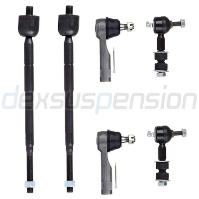 6x Fits 1998-2001 Nissan Altima Front Steering Sway Bar Inner Outer Tie Rod End Foto 1 de 4