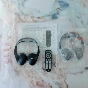 Set of 2 NEW Wireless Headphones 05064073AD Chrysler Town Country Audio System - Picture 1 of 8