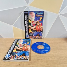 Vintage Virtua Fighter 2 1995 Sega Saturn 3D Fighting Video Game with Manual