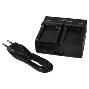 Dual Akku Ladegerät für Nikon Coolpix S600 S570 S510 S5100 S60 S500 4.2/8.4V - Bild 1 von 9