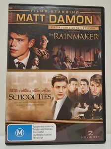 The Rainmaker + School Ties - DVD Region 4 - Good Condition | Free Postage - Picture 1 of 3
