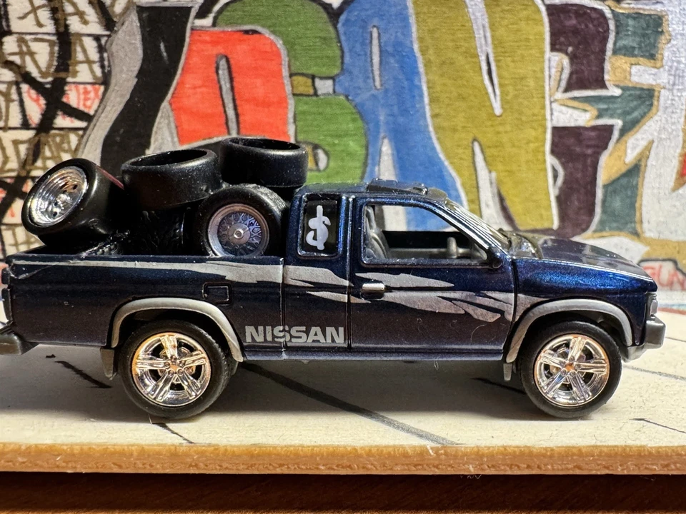 Camión Matchbox Serie 95 2021 Nissan carrocería rígida camioneta personalizada suelta Foto 1 de 4