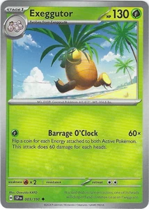Exeggutor #003/191 Sv08: Surging Sparks Uncommon - Pokemon - Picture 1 of 2