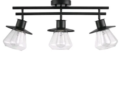 Kit de iluminación LED de pista Hampton Bay 3 luces bronce oscuro/negro 1007 730 352 Foto 1 de 4