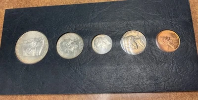 Juego de 5 brillantes sin circular de plata 1954-D US Mint. Foto 1 de 4