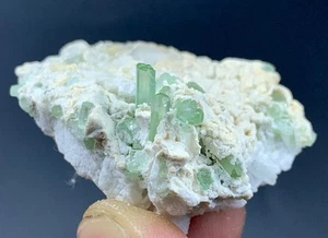 Cristal de turmalina verde natural de 31 gramos/especimen de Afganistán - Imagen 1 de 11