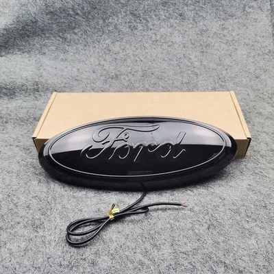 Insignia emblema rejilla luz LED multicolor de 9 pulgadas para Ford Ranger Edge Explorer Foto 1 de 4